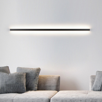 Minimalist long wall lamp living room dining room background wall decorative lamp modern simple bedroom light luxury line bedside lamp