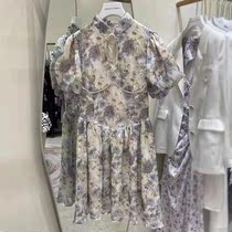 0719 Do not return do not change welfare heavy industry temperament Cheongsam goddess style flower design big temperament dress