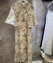 0719 No return no change no welfare flying pocket beads heavy industry goddess cheongsam street handsome sweet big-name style