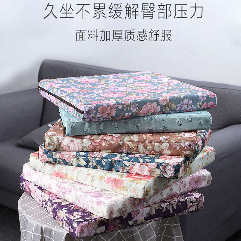 Linen Cushion High Density Sponge Cushion Subsofa Mat Custom Cushion Thickened Floating Window Cushion Chair Floating Window Mat thick