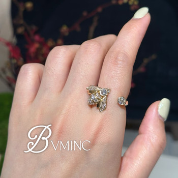 Bvminc bee open ring