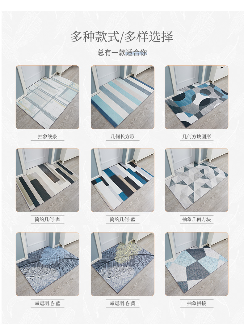 Entry thảm thảm thảm nhập cảnh cửa nhà mat cửa hấp thụ thảm chân thảm phòng ngủ - Thảm sàn thảm xốp xpe