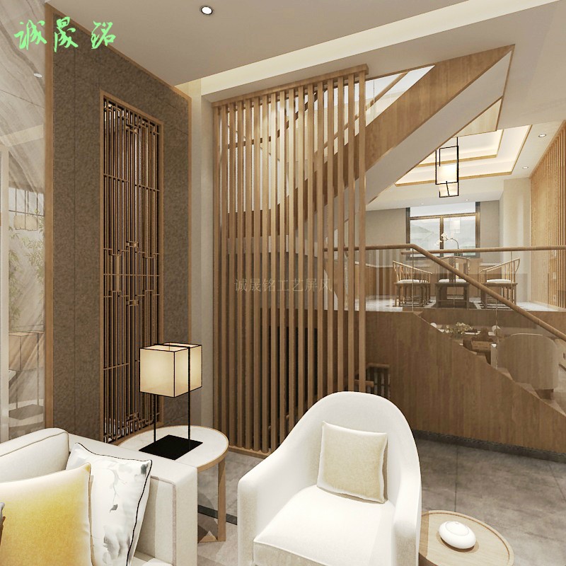 Màn hình vách ngăn phòng khách hàng rào lưới hàng đầu Tiandi hiên tùy chỉnh màn hình gỗ rắn đơn giản hiện đại thời trang ghế ngồi màn hình - Màn hình / Cửa sổ vách ngăn phòng khách bằng gỗ