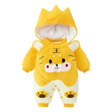 Демисезонный комбинезон для новорожденных для младенца, детское боди, комплект для выхода на улицу, куртка, увеличенная толщина