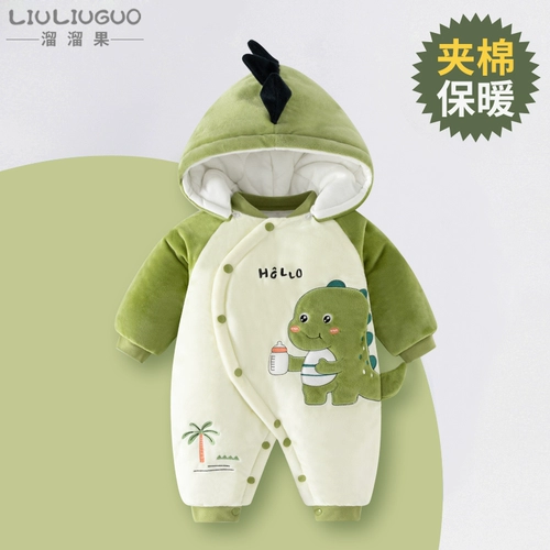 Детский зимний комбинезон для новорожденных, демисезонный пуховик для выхода на улицу, 0-36 мес., осенний сезон