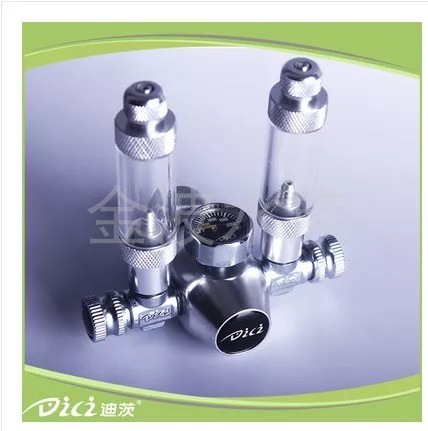 Carbon dioxide solenoid valve large double table Dietz large double table solenoid valve small single meter CO2 steel bottle decompression table construction