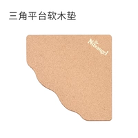 Треугольная платформа пробковой коврик