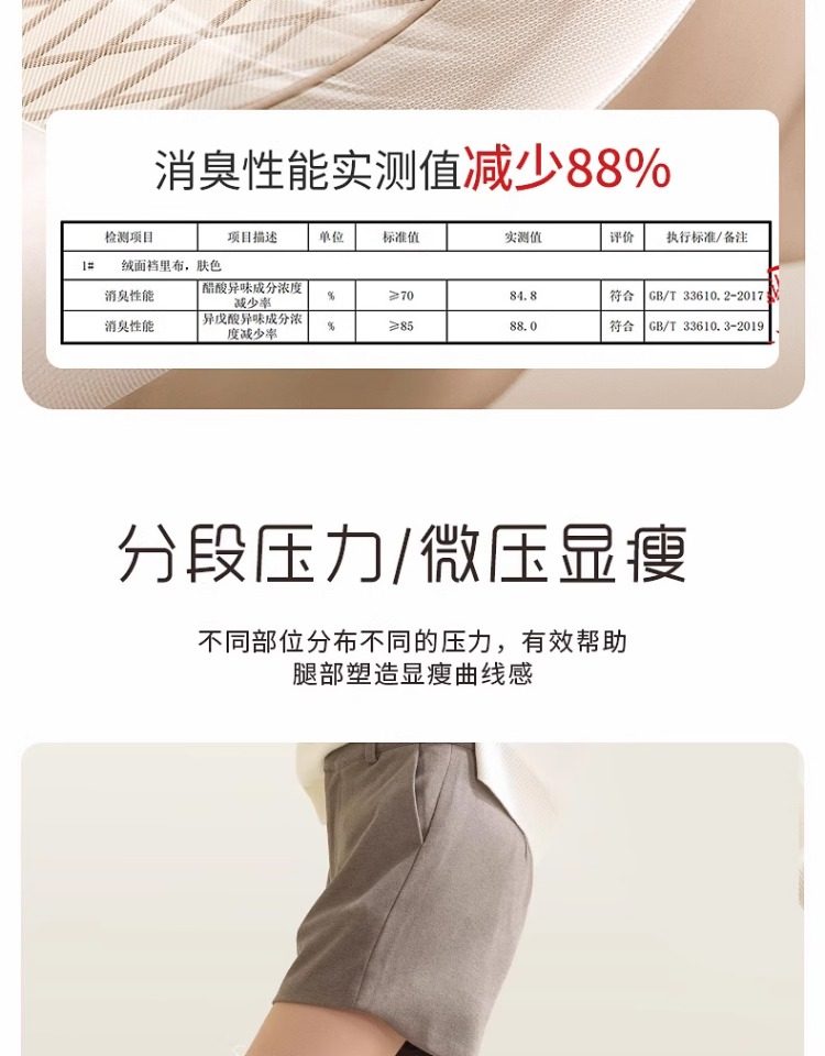 【中国直邮】 茉寻 【徐璐同款】光腿裸感神器 瘦腿女袜 薄丝袜超自然打底裤袜 春秋无绒款 连脚款适合身高150cm-175cm/75kg以下—自然肤(适合正常或偏黄肤色)*1