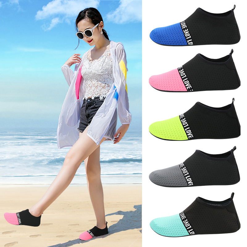 Beach shoes children's non-slip anti-cut breathable diving shoes upstream swimming shoes swimming diving soft shoes skin-friendly barefoot socks