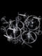 Transparent Plastic Base Figurine Stand Cake Decoration Base Insert Birthday Scene Accessories Thickened