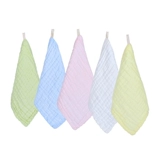 Детский слюнявчик, марлевое детское полотенце для умывания для новорожденных, хлопковый носовой платок для раннего возраста