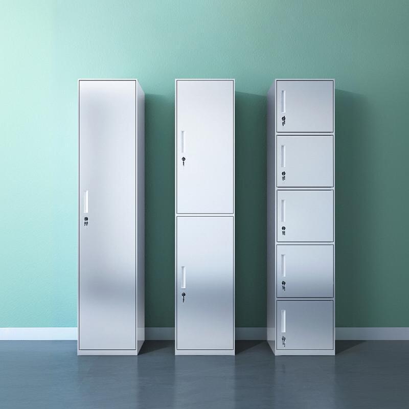 304 Stainless Steel Storage Cabinet with Lock, Employee Locker, Bathroom Changing Cabinet, Single-Door Locker, Office Storage Cabinet 304 Stainless Steel Storage Cabinet with Lock, Employee Locker, Bathroom Changing Cabinet, Single-Door Locker, Office Storage Cabinet