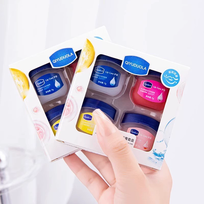 【1套4个装】润唇膏睡