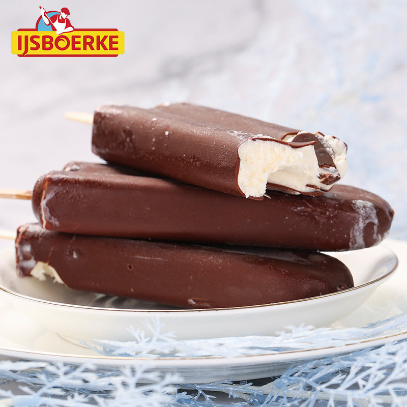 限地区 比利时国民品牌冰淇淋 IJSBOERKE 爱诗冰客 巧克力脆皮牛奶雪糕 10支 天猫优惠券折后￥68包邮（￥118-50）