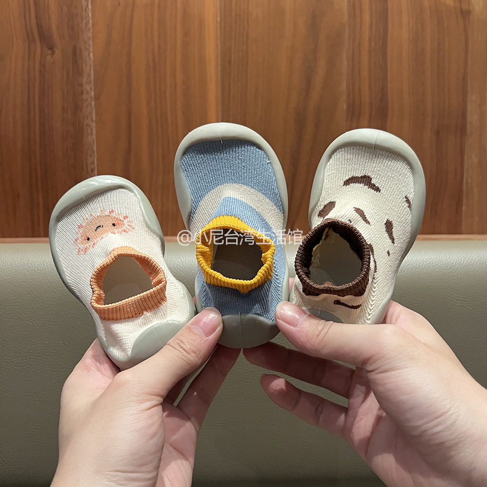 Children's floor socks shoes cute baby shoes breathable Soft bottom non-slip indoor shoes Sox not dropping heel Walking Shoes Baby Shoes