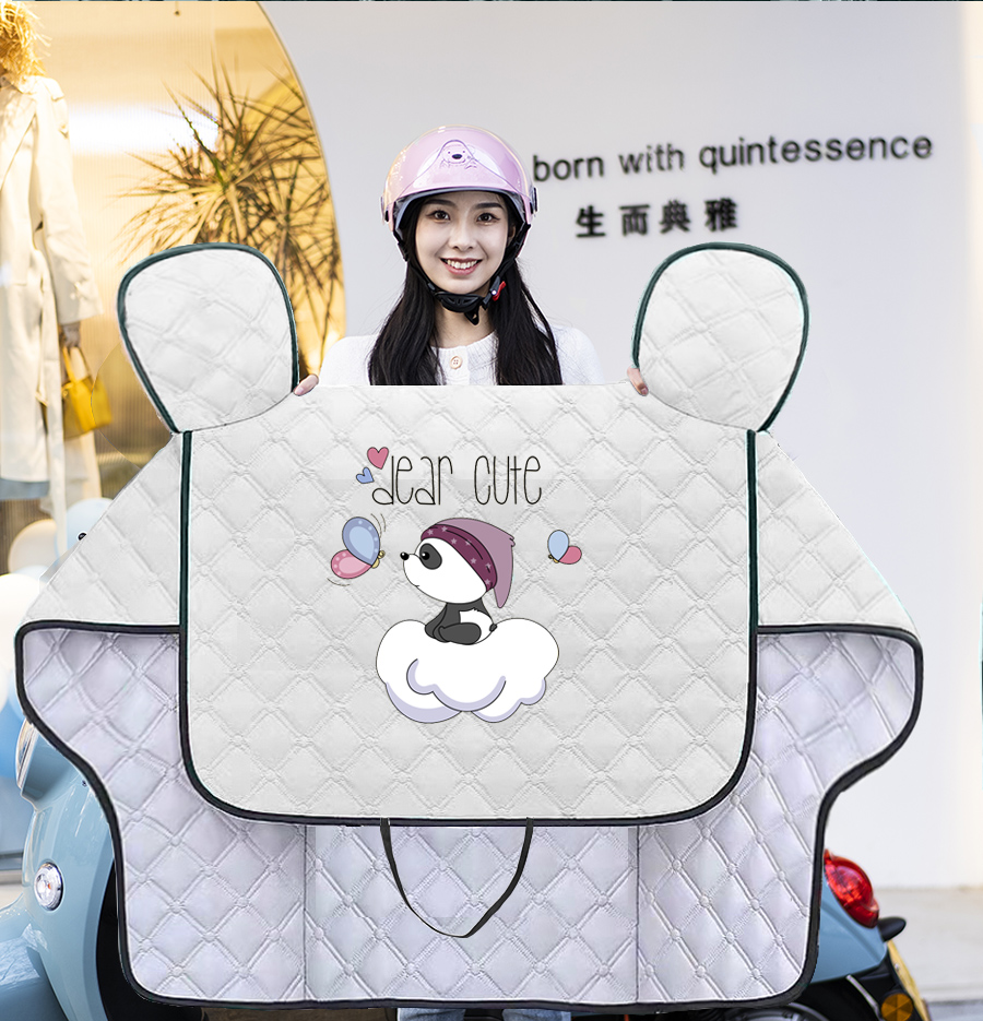 Electric vehicle windshield is summer sunscreen sunshade four seasons universal battery motorcycle windproof spring and autumn waterproof thin section