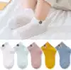 4-5 pairs of children's socks spring, summer, autumn and winter warm terry socks men and women in the tube baby thin mesh breathable