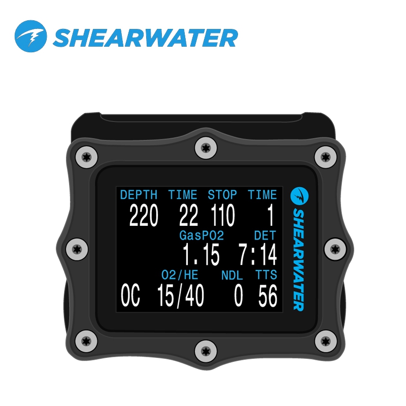 Shearwater diving computer watches Perdix AI color screen diving computer table technology diving