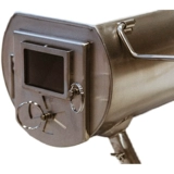 Норвежская отопительная печь G-STOVE HeatView из нержавеющей стали, уличная печь на древесных гранулах, отопительная печь