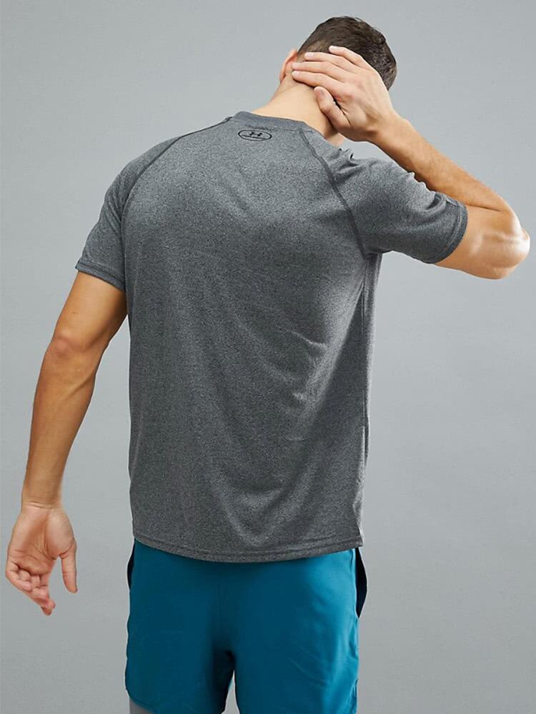 Under Armour Một chiếc áo thun thể thao nam Dema thể dục nam chạy nhanh quần áo mùa hè cổ tròn tay ngắn - Áo phông thể thao áo thun thể thao adidas