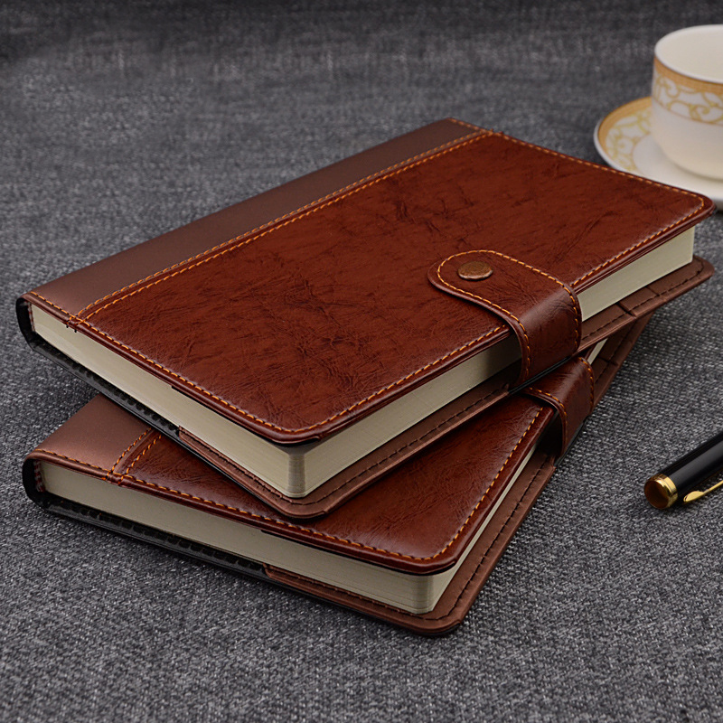A5 leather face notebook for the leather face