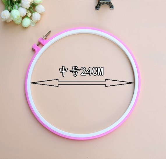 Chữ thập thêu thêu vòng tròn công cụ thêu vòng tròn Vòng tròn thêu Vải thêu khung kéo kim tròn nhựa cố định thêu căng - Công cụ & phụ kiện Cross-stitch tranh thêu chữ thập cha mẹ