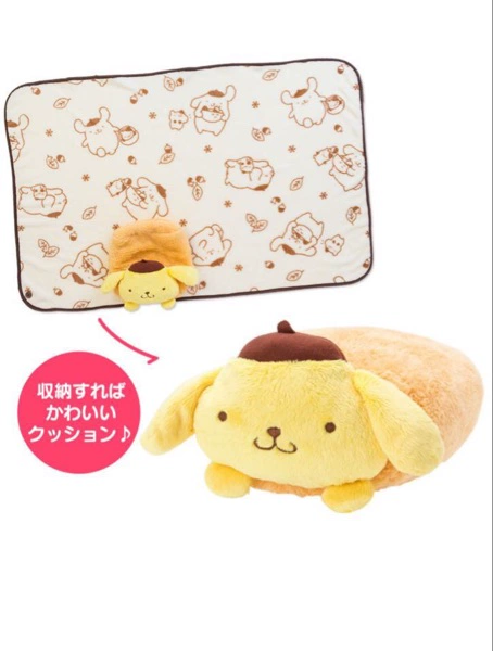 Chính hãng Sanrio Pompompurin Pudding Dog Pudding Dog Home Blanket Leisure Blanket Single Super Soft - Ném / Chăn