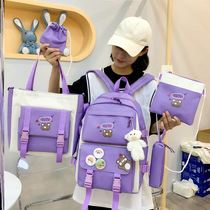 First boys girlsgirls school bags three to six grade girlsschool girls tutorial school pupils light fifth-sixth grade used