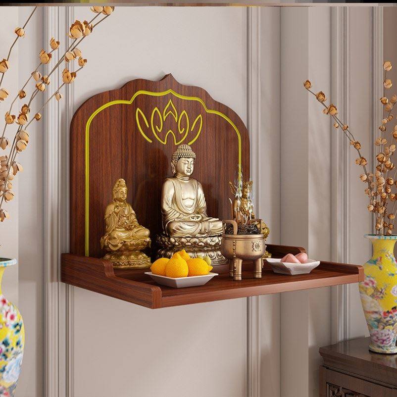 Hang on the wall for the Lord of the Lord's shelf Buddha Baygod Foci God Shelf Buddha is dedicated to the home for the Buddha's niche.