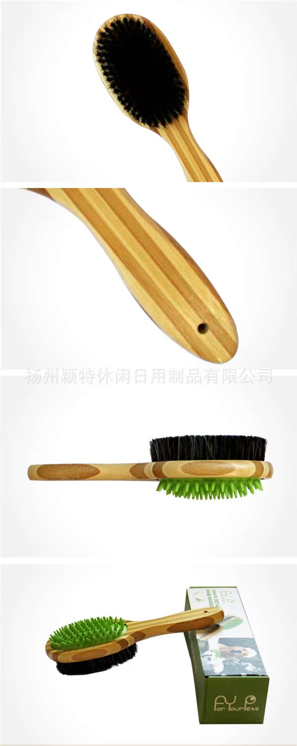Pet cung cấp mèo và chó hai mặt chải bờm hoang dã Pet chải thú túi khí massage lược làm sạch nguồn cung cấp làm đẹp để nổi - Cat / Dog Beauty & Cleaning Supplies Con lăn tĩnh điện ChomChom Roller.