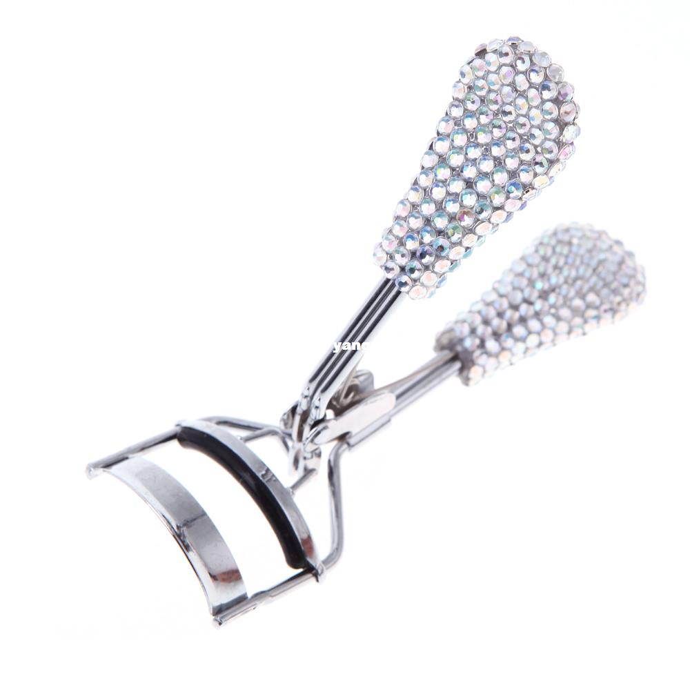High Quality Beauty Tool Rhineestone Eyelash Curler Shining
