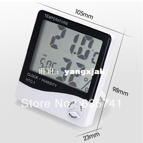 Temperature Humidity Clock Date Display LCD Screen Sreen Meters Di