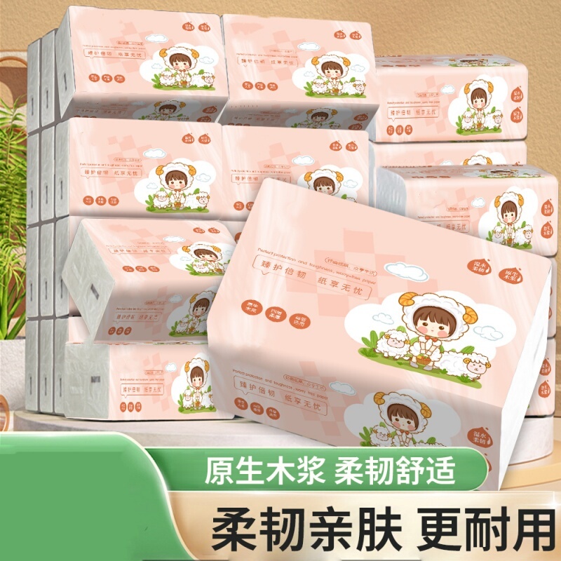 Wholesale Tissue Paper, Household Tissue Paper in Bulk, Water-Resistant Small Tissue Paper, Bulk Napkins