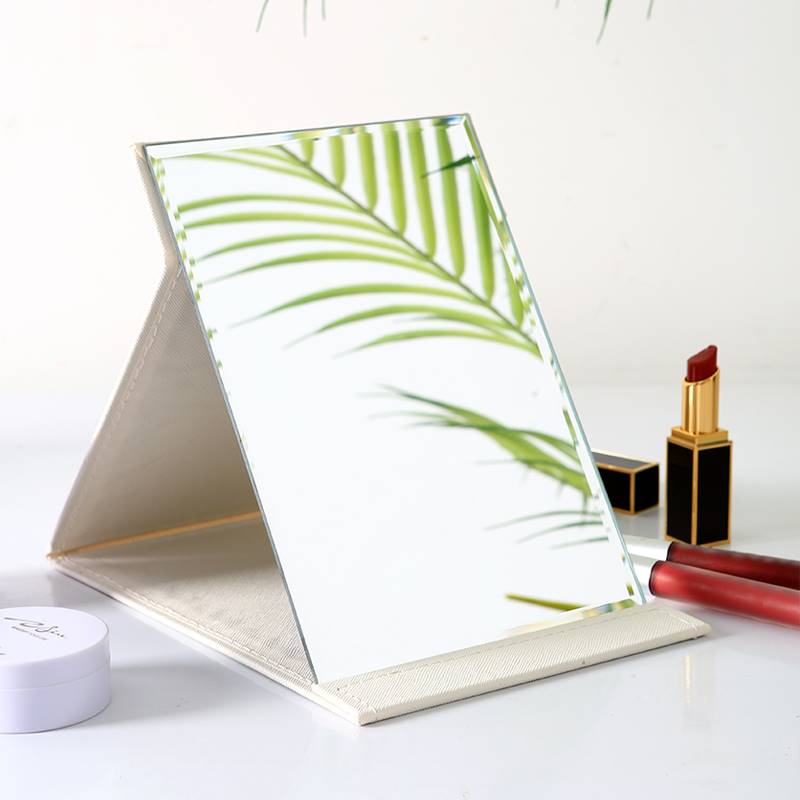 Makeup mirror Makeup Mirror Desktop Brief Modern Makeup Mirror Student Dorm Princess Mirror Portable Folding Desktop