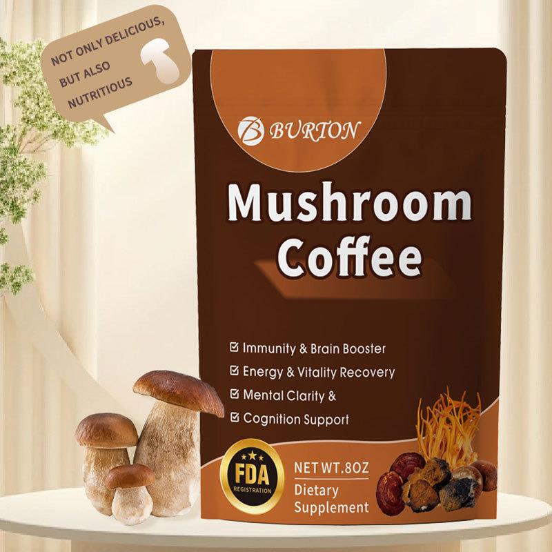 Cross-Border Instant Mushroom Coffee Mushroom Coffee, a Hot-Selling Dietary Coffee for Foreign Trade Cross-Border Instant Mushroom Coffee Mushroom Coffee, a Hot-Selling Dietary Coffee for Foreign Trade