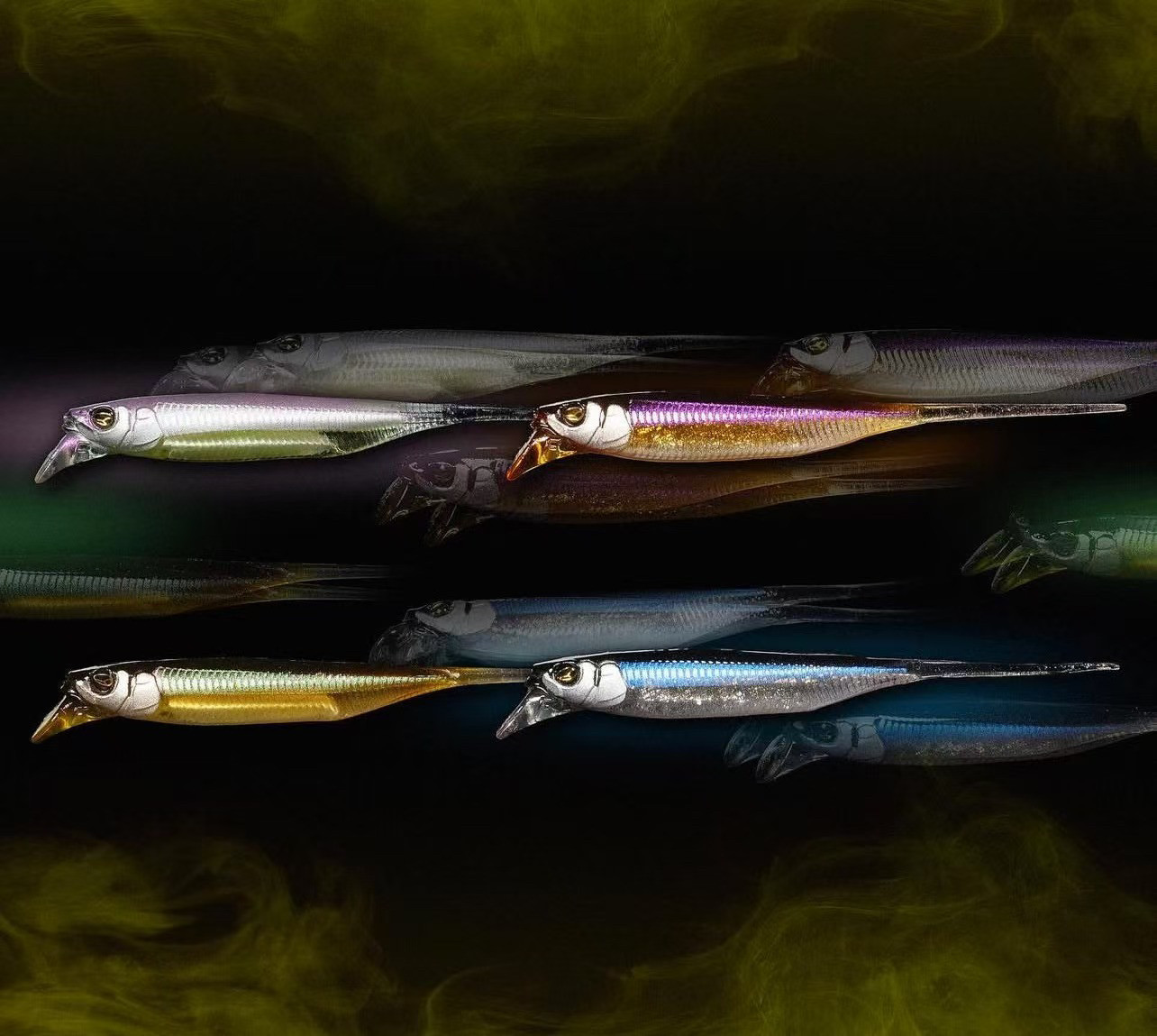 เหยื่อตกปลา Jackall Mid-Layer สำหรับปลาขนาดเล็ก รุ่น Fujiya Kyuji ผลิตโดย Driftfry Fire Bass Lure ขนาด 3.0/4.0/5.2 นิ้ว