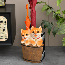 Home spot beautiful household decorations ornaments creative umbrella tube storage bucket floor-standing umbrella shelf umbrella stand Commercial Commercial