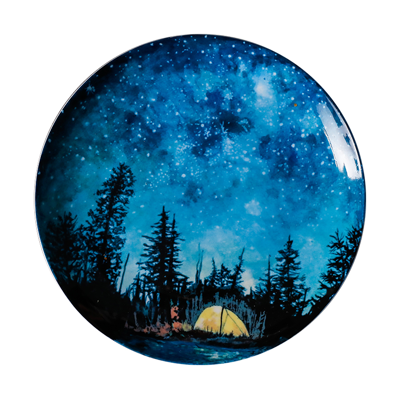 Creative household dish dish dish star salad plates ceramic tableware dinner plate steak plate web celebrity ipads porcelain tableware