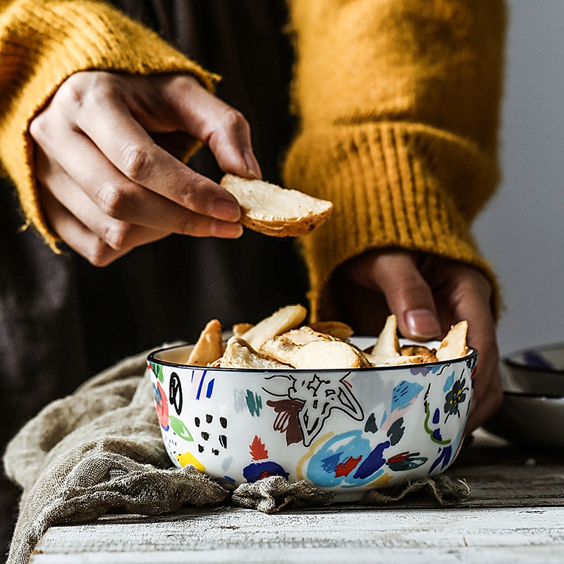 Japanese ceramics tableware for series suit household soup plate job 0 mark cup plate the wind restoring ancient ways