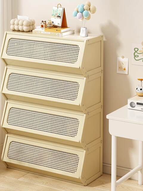 Dust-Proof Bookcase, Simple Bay Window Storage Cabinet, Floor-Standing Bedroom High-Appearance Breathable Storage Solution, 2024 New Popular Model