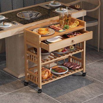 Multi-Layer Vegetable Rack for Restaurants, Specifically for Hot Pot Restaurants, Kitchen Shelf for Placing Dishes, Simple Storage Rack for Organizing Vegetable Trays in Restaurants