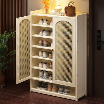 Shoe Rack for Home Use, Small and Narrow for Entryway, 2026 New Popular Model with Door, Large Capacity for Hallway and Corridor Storage