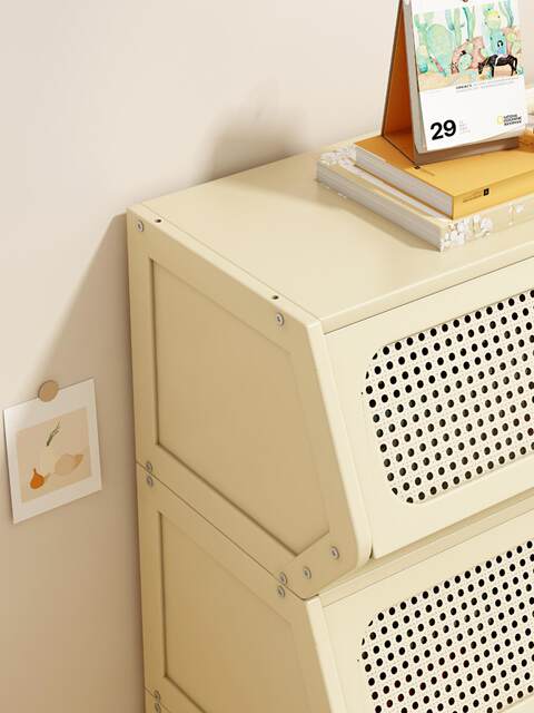 Dust-Proof Bookcase, Simple Bay Window Storage Cabinet, Floor-Standing Bedroom High-Appearance Breathable Storage Solution, 2024 New Popular Model