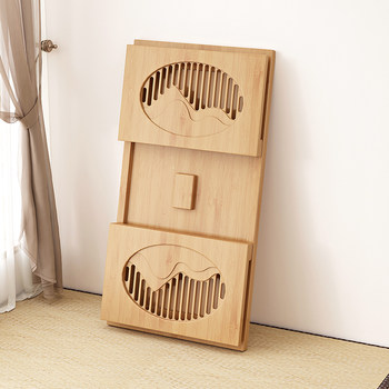 Foldable Bay Window Small Table, Kang Table, Home Use Tatami Coffee Table, Bed Study and Dining Low Table, Tea Table, Bay Window Table