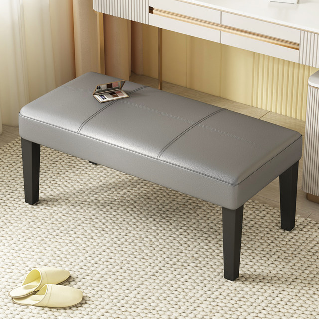 Light Luxury Bed End Bench, Low Stool, Nordic Bedroom Shoe Rack, Home Entryway Shoe Changing Bench, Long Bench, Sofa Bench, Shoe Changing Bench