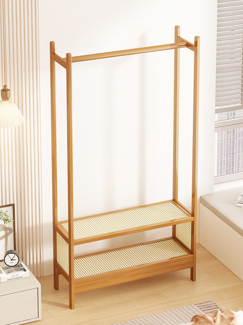 Clothes Rack for Living Room, Floor-Standing Bedroom Storage Rack, Bedside Clothes Organizer, Coat Rack, 2024 New Popular Model