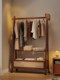 Floor-Standing Coat Rack for Bedroom, Living Room, Office, Multi-Functional Clothes Rack with Wheels, Mobile Rack