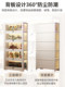 Lockable Acrylic Display Cabinet, Integrated Floor-Standing Dust-Proof Display Stand, Model Storage Cabinet, Bookcase