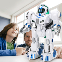 Fingerprint remote control deformation robot toy car boy puzzle can dance Electric childrens birthday gift 3-6 years old 4