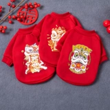 Осенняя и зимняя одежда для кошек Новогодние Новогодние собака теплый голубой кот котенок котенок безкрыть кот анти -хар